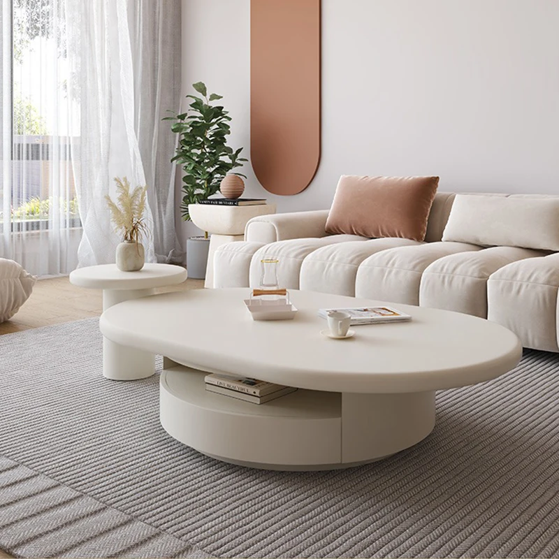 

Cute Clear Simple Coffee Table Storage Unique Low Minimalist Modern Side Table Living Room Nordic Mesa Auxiliar Home Furniture