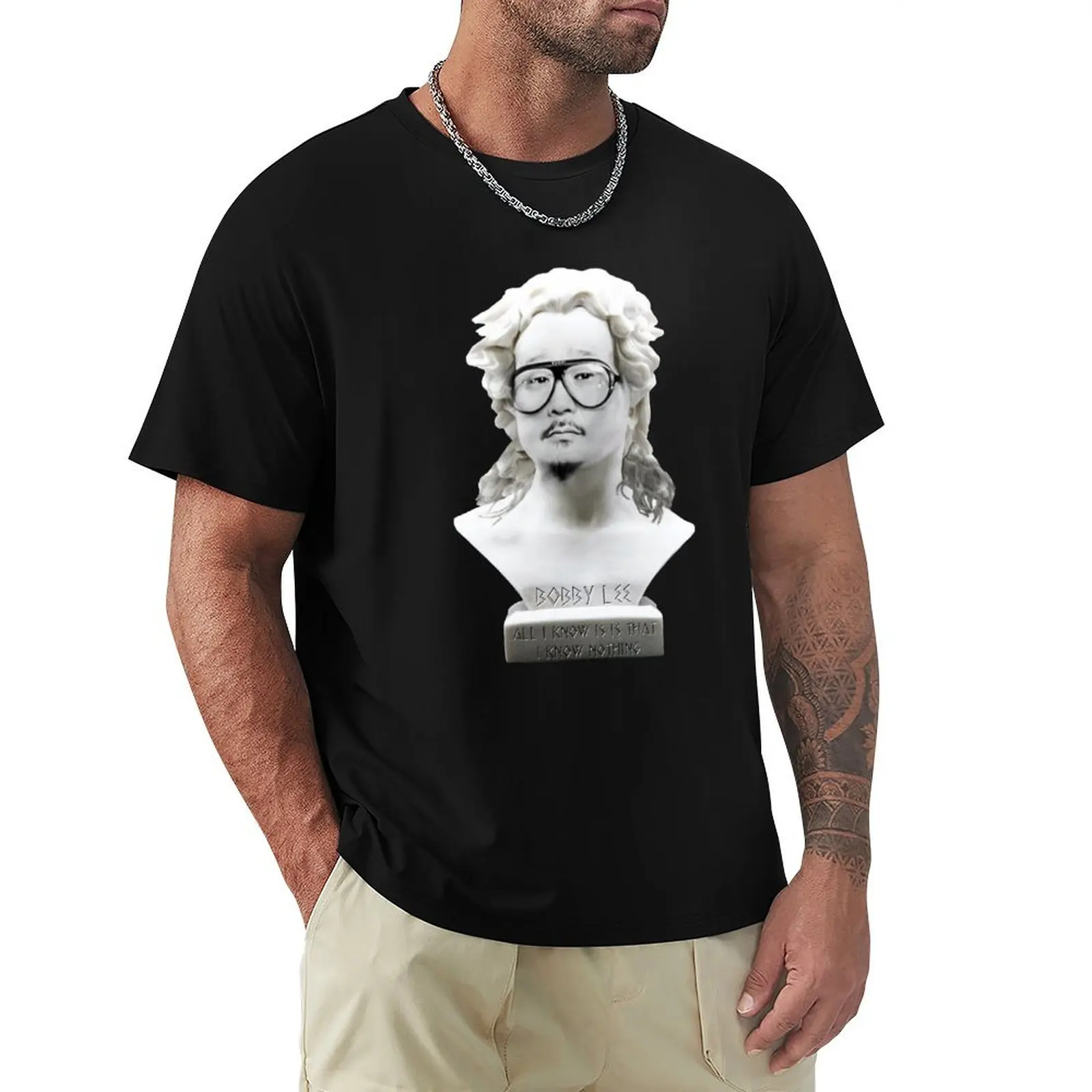

Bobby Lee Socrates T-Shirt summer top Funny t-shirts summer shirt luxury designer men t shirts high quality