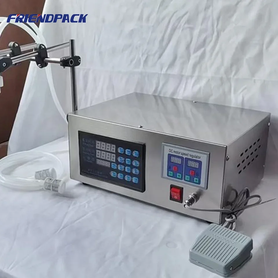 GFK280-2Nozzles New Design 2 Nozzles Diaphragm pump Digital Control Liquid Filling Machine