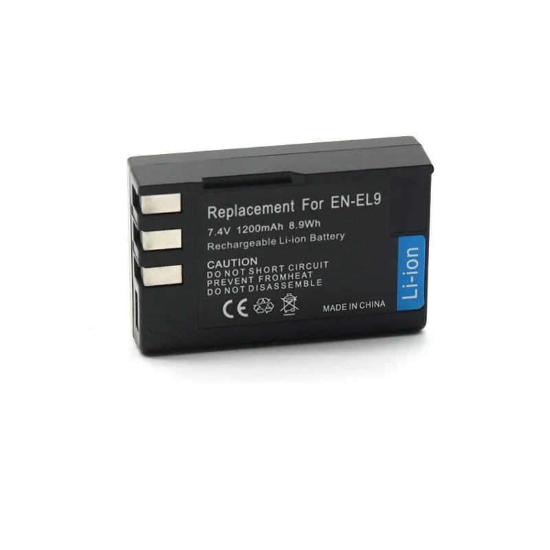 شراء المزيد سوف رخيصة مناسبة لبطاريات الكاميرا EN-EL9 للبيع بالجملة بطاريات ENEL9 بطارية ليثيوم 7.4 فولت 1200 مللي أمبير SLR #4