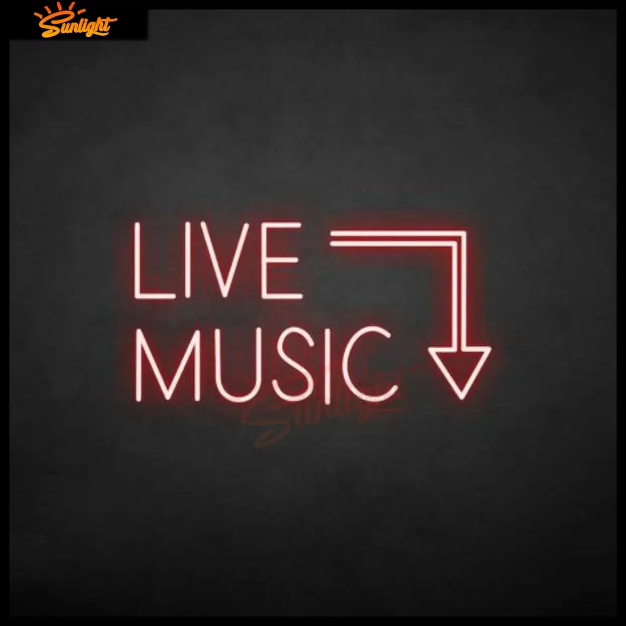 Live Music Led Neon Sign Wedding Light Neon Led Sign Lights Bedroom Custom Personalized led Music Sign