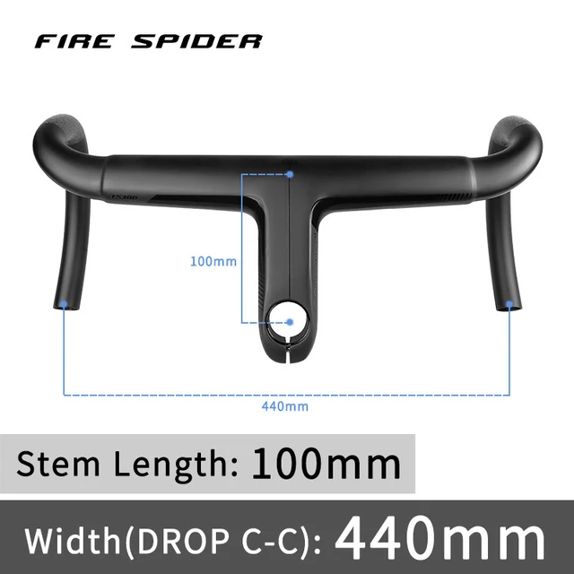 FIRE SPIDER Full Carbon Road Bike Handlebar All Hidden Integrated