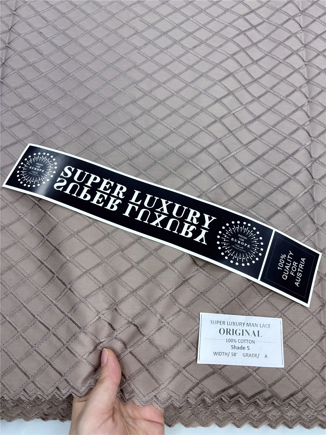 أربطة قطن 100% في سويسرا أقمشة أربطة نيجيرية عالية الجودة قماش ستان فرنسي أفريقي للرجال ملابس مادة-XX