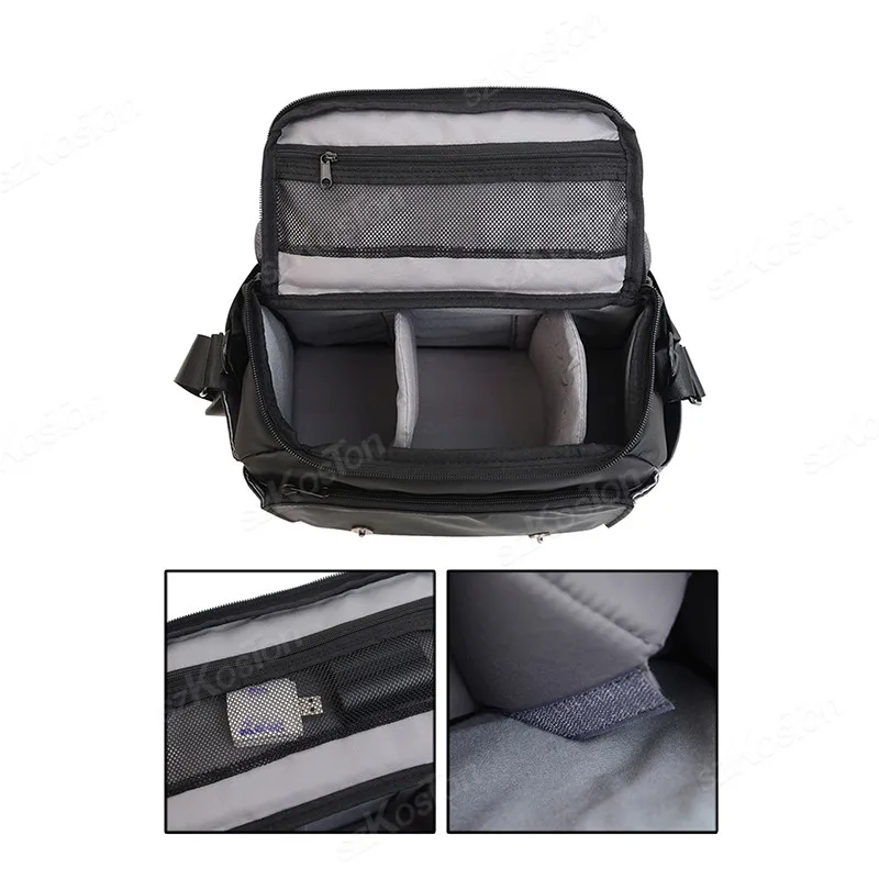 DSLR Camera Bags Professional Camera Sling Shoulder Bags for Nikon Canon Sony Lens Handbags for Outdoor Photography Travel