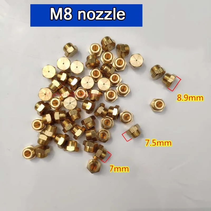 10Pcs/set Strong Exhaust Gas Water Heater Spare Parts LPG Changed To NG Gas Source Interchangeable M5 M8 Nozzle