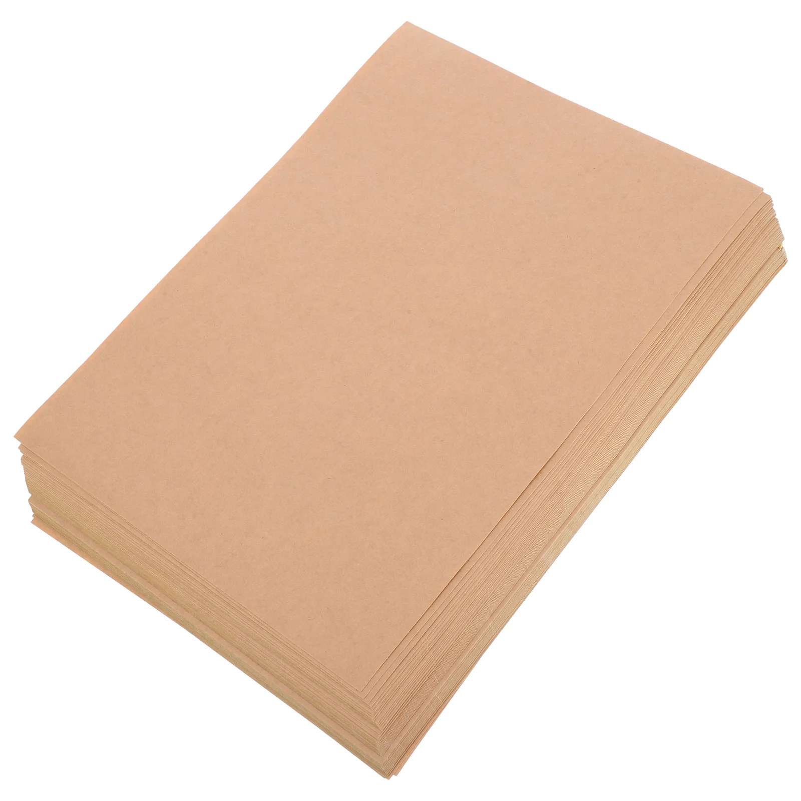 

50 Sheets Self-adhesive Kraft Paper Ink Jet Printers Sticky Labels Brown Stickers Papers for