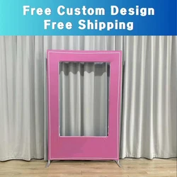 Open Arch Party Stand Window Chiara Arch Wall Photo Booth Backdrop Cover For Baby Shower,Wedding,Birthday and Party Decorations