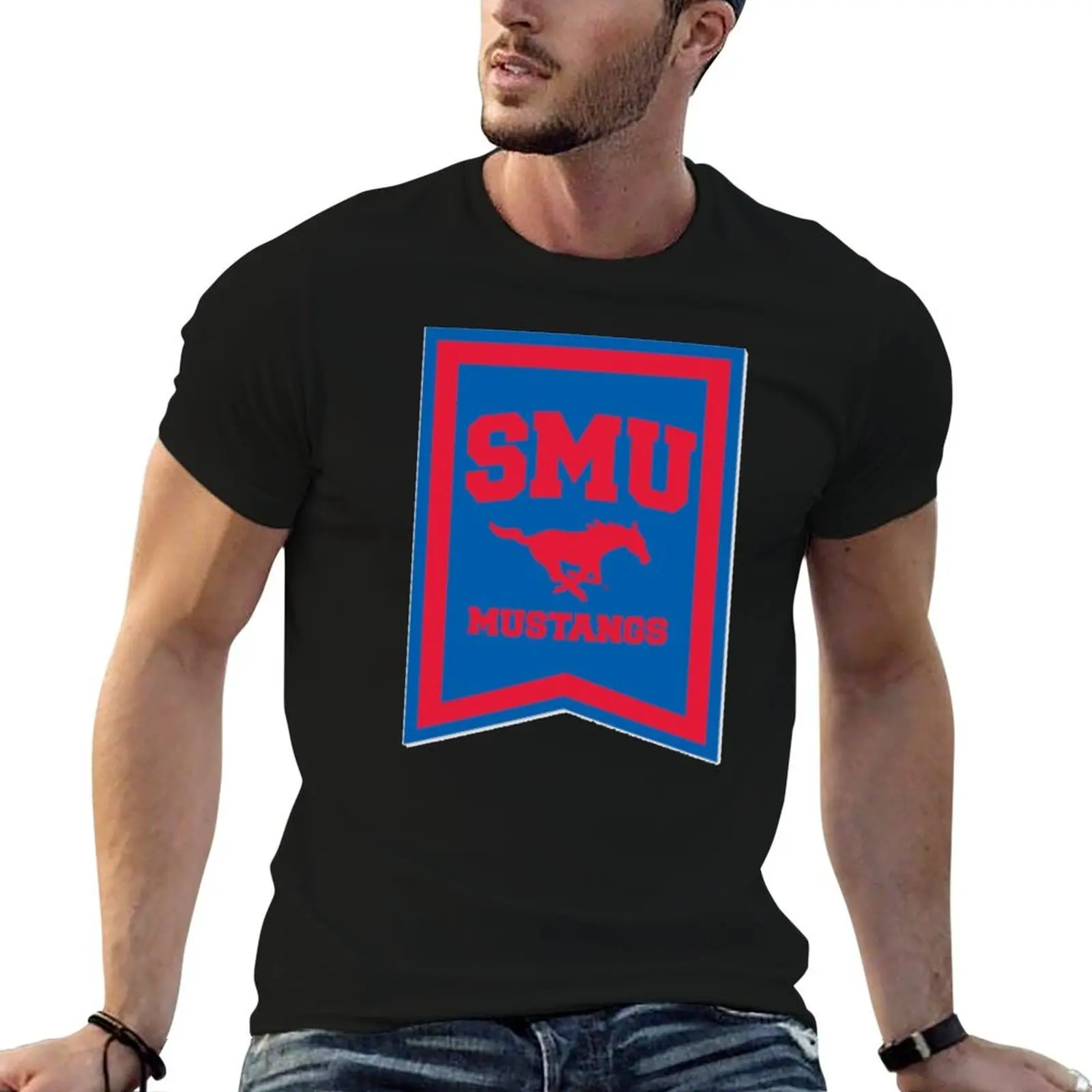 

SMU Banner T-Shirt t shirts with prints man t shirts cotton man t shirts high quality luxury brand T-Shirt