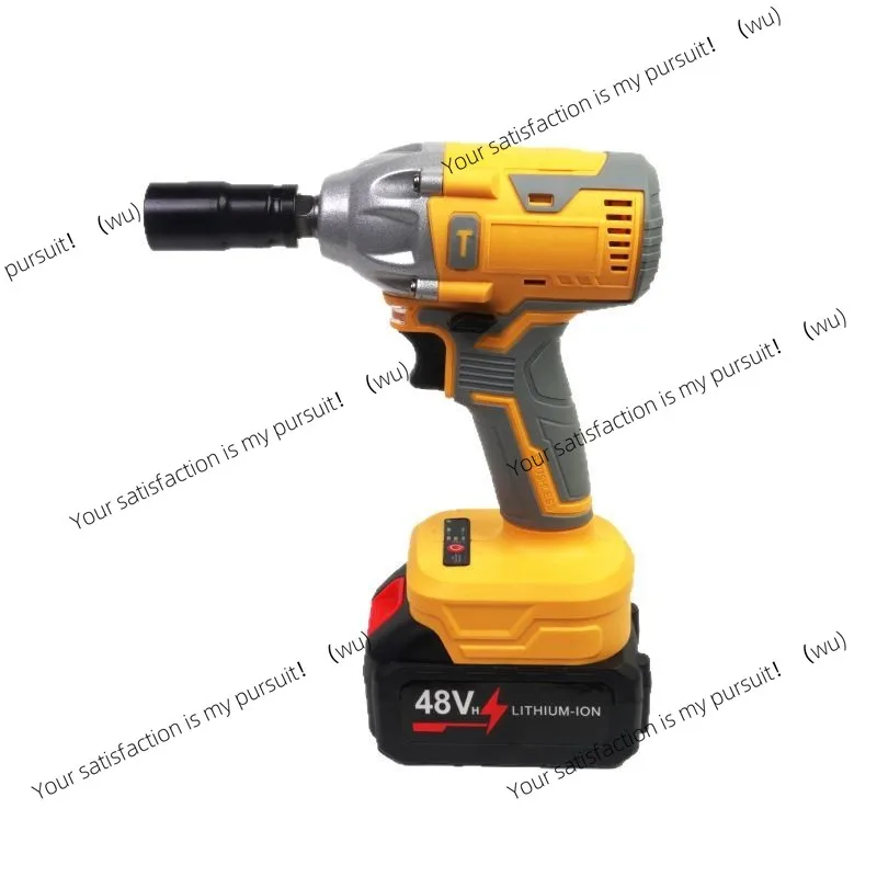 High power electric wrench lithium battery electric wrench impact screwdriver charging high torque wrench
