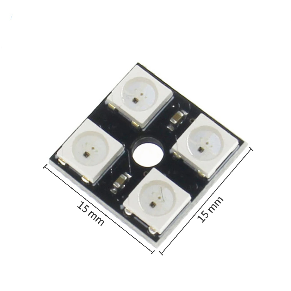 4 Bit WS2812 WS2812B WS 2811 5050 RGB LED Lamp Panel Module 5V 4Bit Rainbow LED Precise