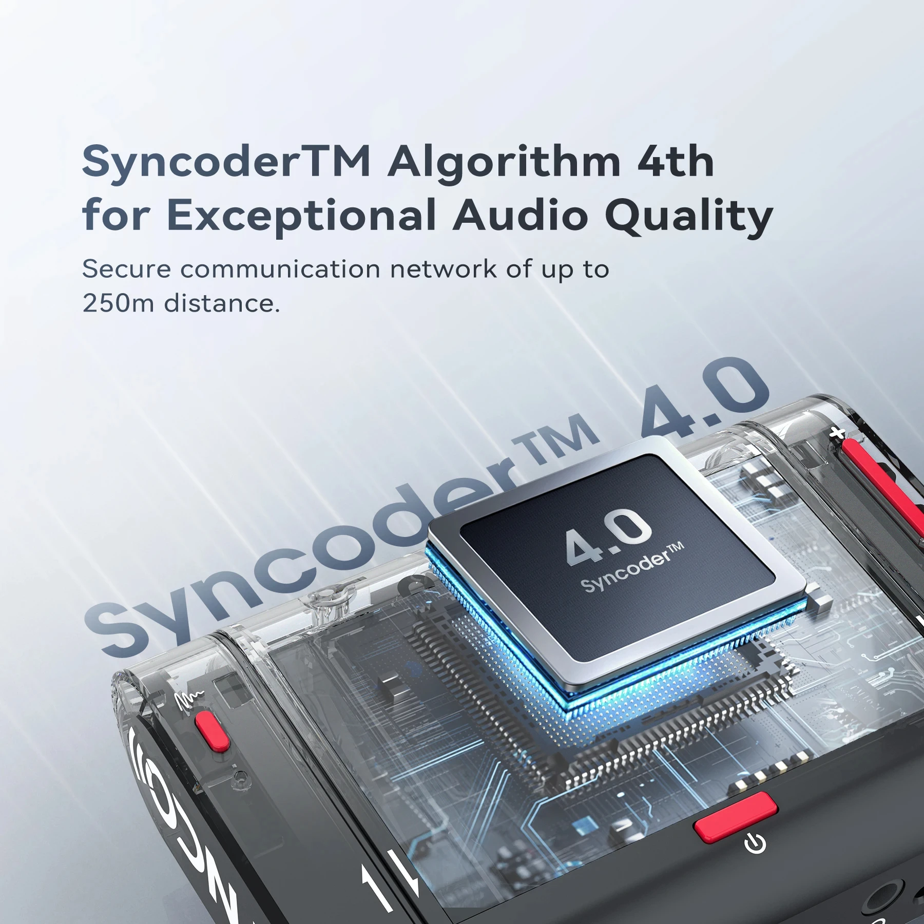 SYNCO G3 Pro 3 Channels Wireless Microphone 250m Communication Network Type-C Interface for Camera/Mobile Phone/Computer/Ipad