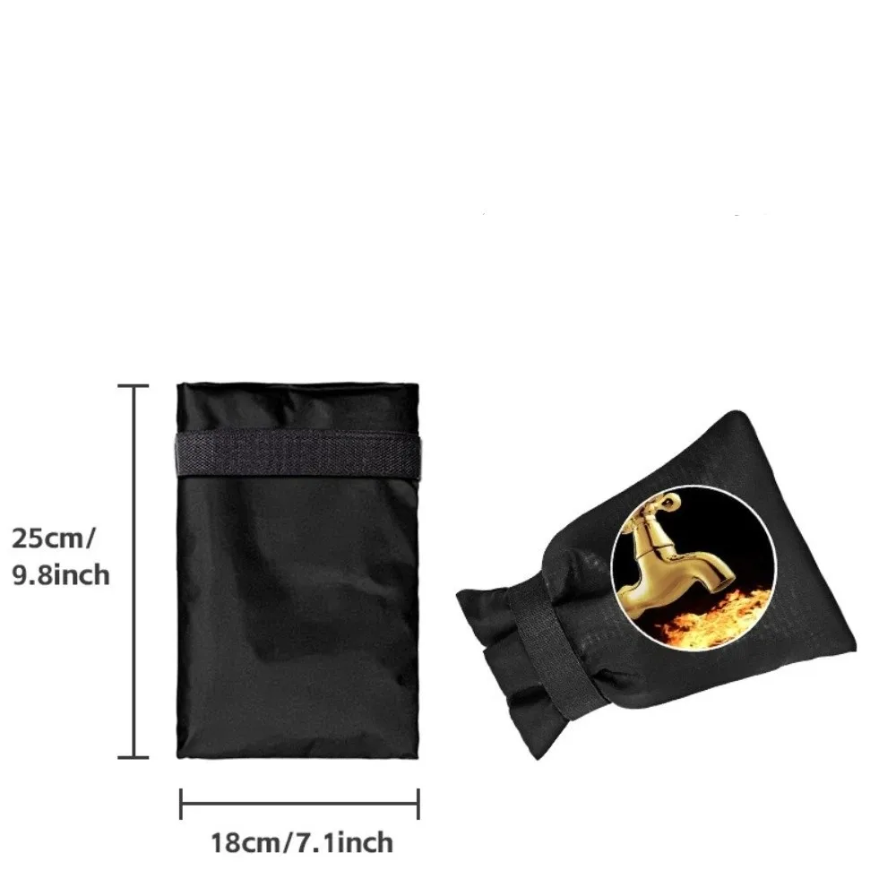 Waterproof Faucet Cover Freeze Protection Reusable Faucet Tap Protector Oxford Cloth Frost-proof Faucet Freeze Protection Covers