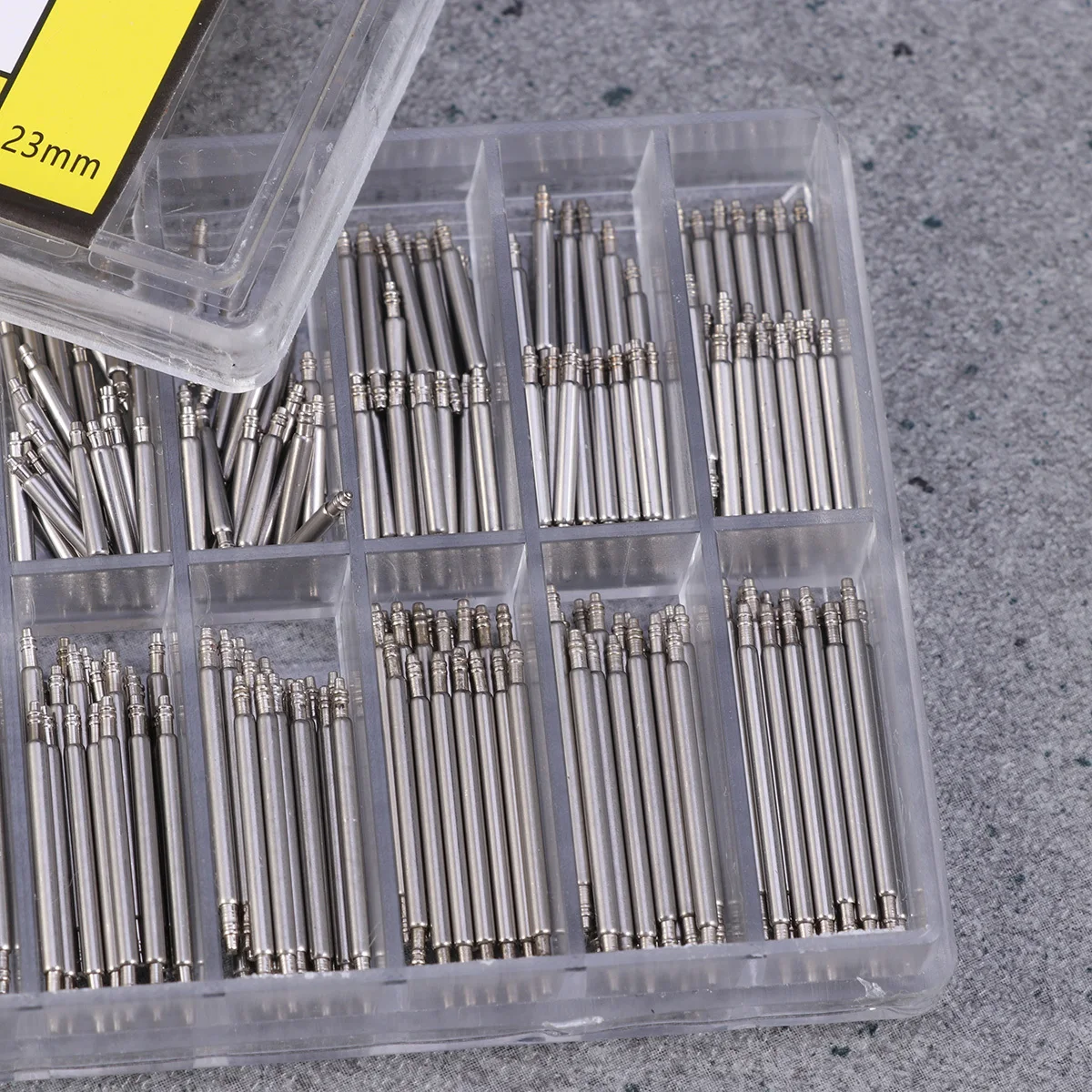 

360Pcs Watch Spring Bars Stainless Steel Double Flange Professional Repair Replacement Pin Tool Kit Set Watch Spring Bars