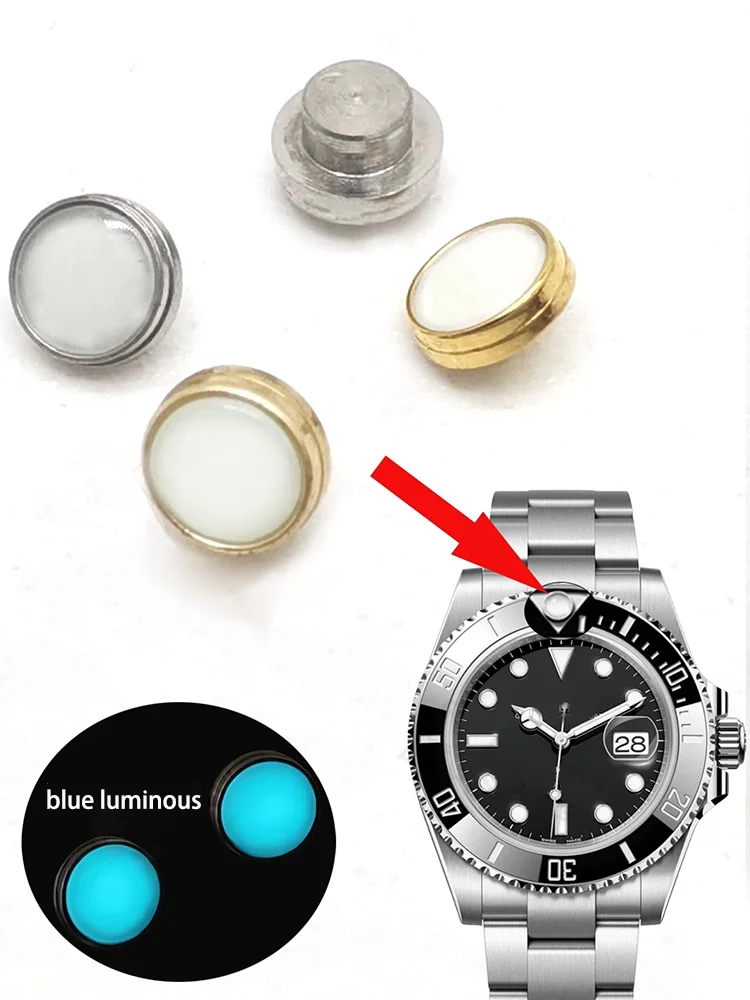 

Watch Accessories Watch Decorations Luminous Beads with Blue Luminous Suitable for Ghost Watch Fit Submarine Water Watch