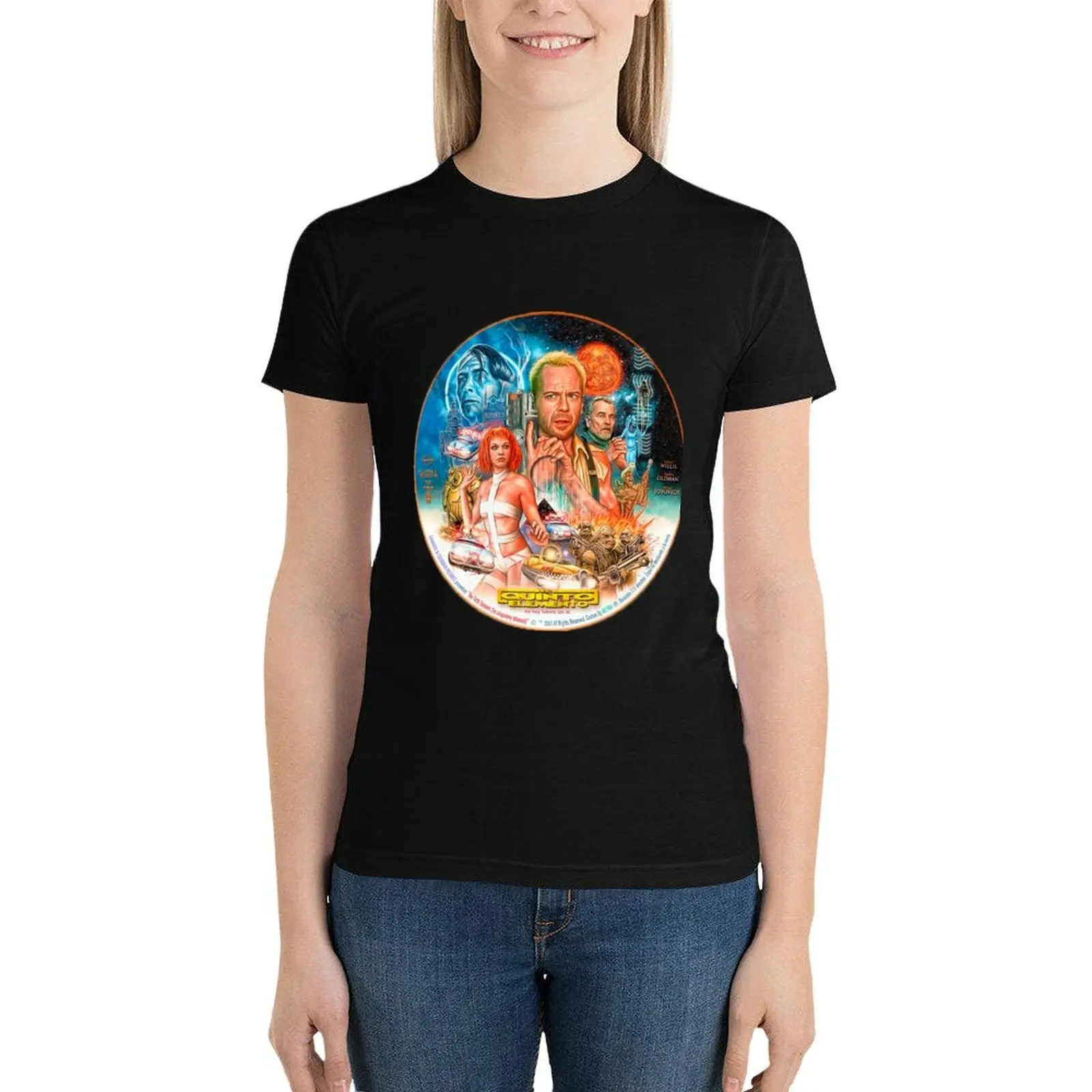 The fifth element T-Shirt tops oversized Women t shirt