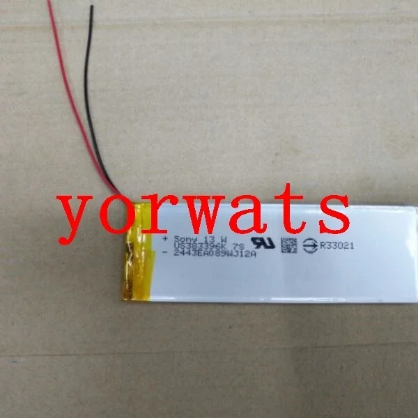 New Hot A Rechargeable Li-ion Cell  3.7V Polymer Lithium Battery 383396 1510mah Imported Core PSP Electronic Book Tablet Compute