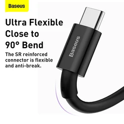 Baseus Superior Series Fast Charging Data Cable USB to Type-C 66W 100W Type-C to Type-C 100W