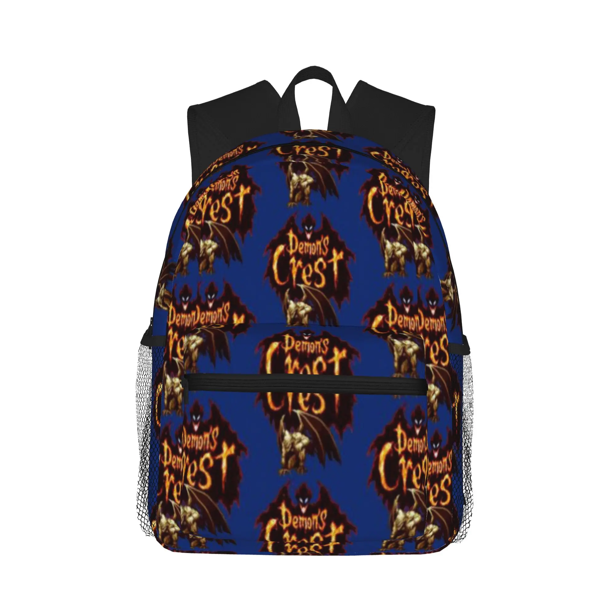 

Demon s Crest Snes Casual Backpack for Students and Adults Bags
