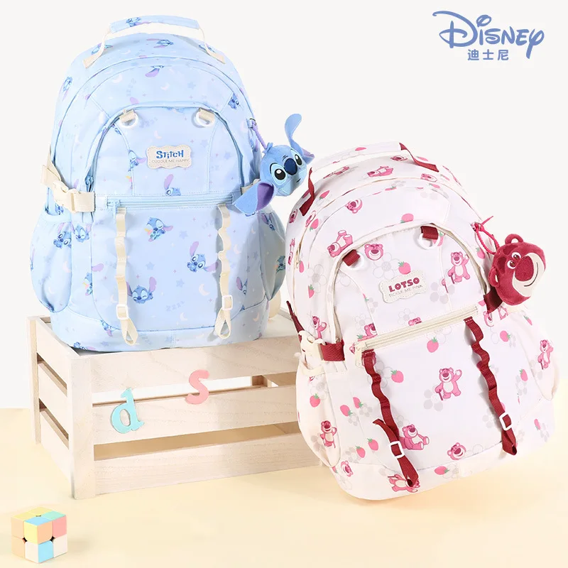 

Disney Fashion Girls Leisure Shoulder Backpack School Bags Primary Middle High Student Shoulder Bags Large Capacity Mochilas