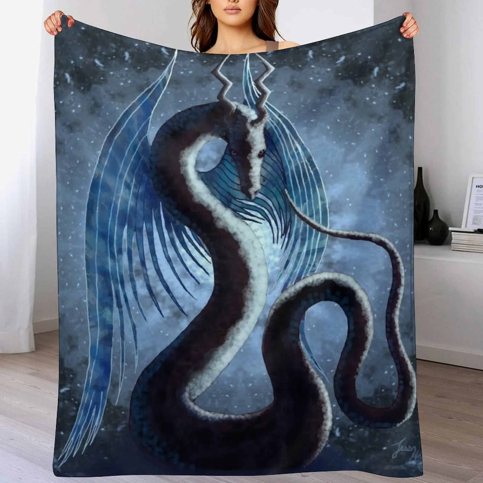 Divine Beast Throw Blanket Fade Resistant Durable Throw Blanket