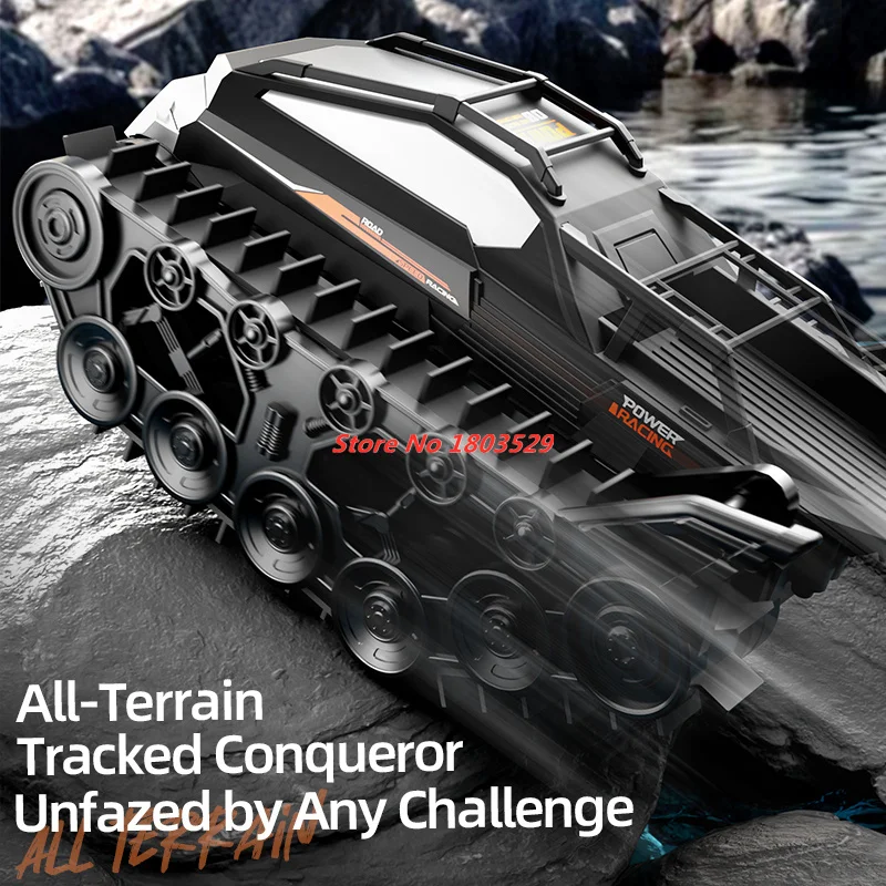 2,4g Amphibien fernbedienung Tankwagen Amphibien All Terrain Tracked Tank Allradantrieb starke Leistung wasserdichtes Tankauto Spielzeug