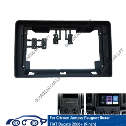 For Citroen Jumper Peugeot Boxer FIAT Ducato 2006-2016 car DVD Stereo Frame Plate Adapter Mounting Dash 9 inch Car Radio Fascia