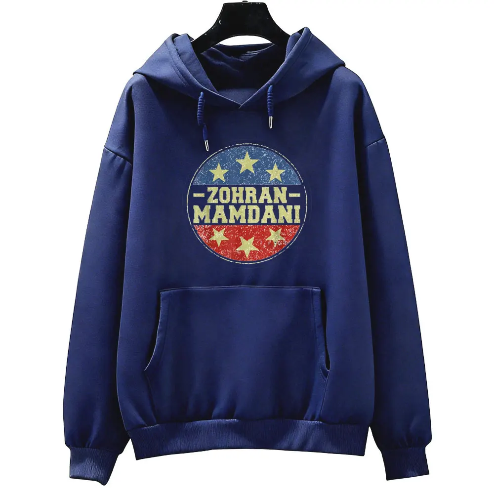 Zohran Mamdani 2025 NYC's First Muslim Mayor Progressive Democrats Men Hoodies Zohran for New York City DSA Unisex Hoodies