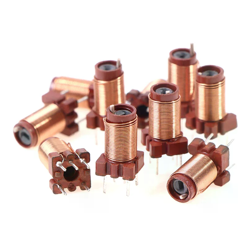 10pcs 26T 2.1uh-6.3uH Adjustable High-Frequency Ferrite Core Inductor, For Electronics And RF Applications