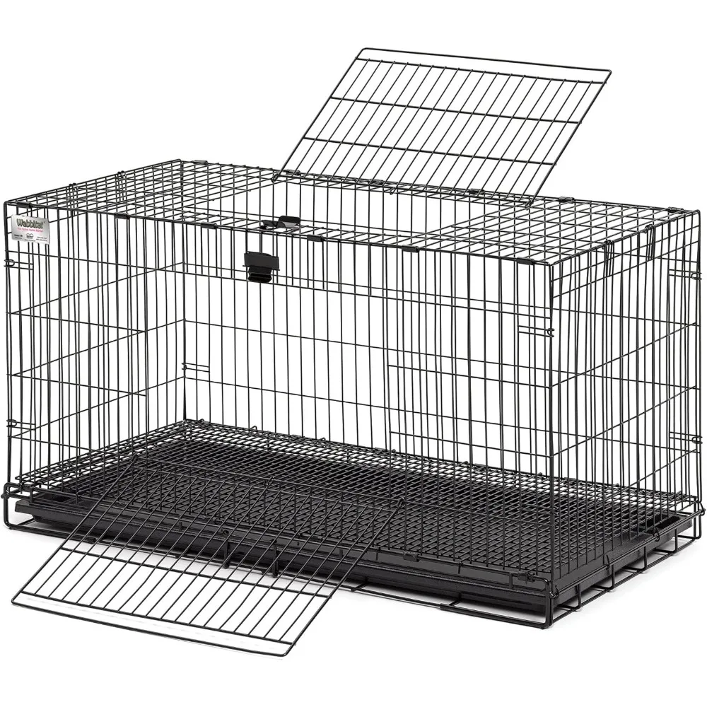 

Medium Rabbit Cage with Removable Tray, Top & Front Door Access, Easy Assembly, Rust Resistant