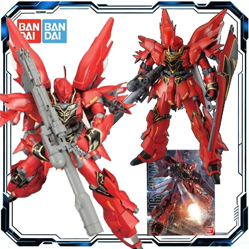 

Bandai Original Gundam MG 1/100 MSN-06S Sinanju OVA Ver Assembly Model Action Figure Toys for Boys Girls Kids Gift