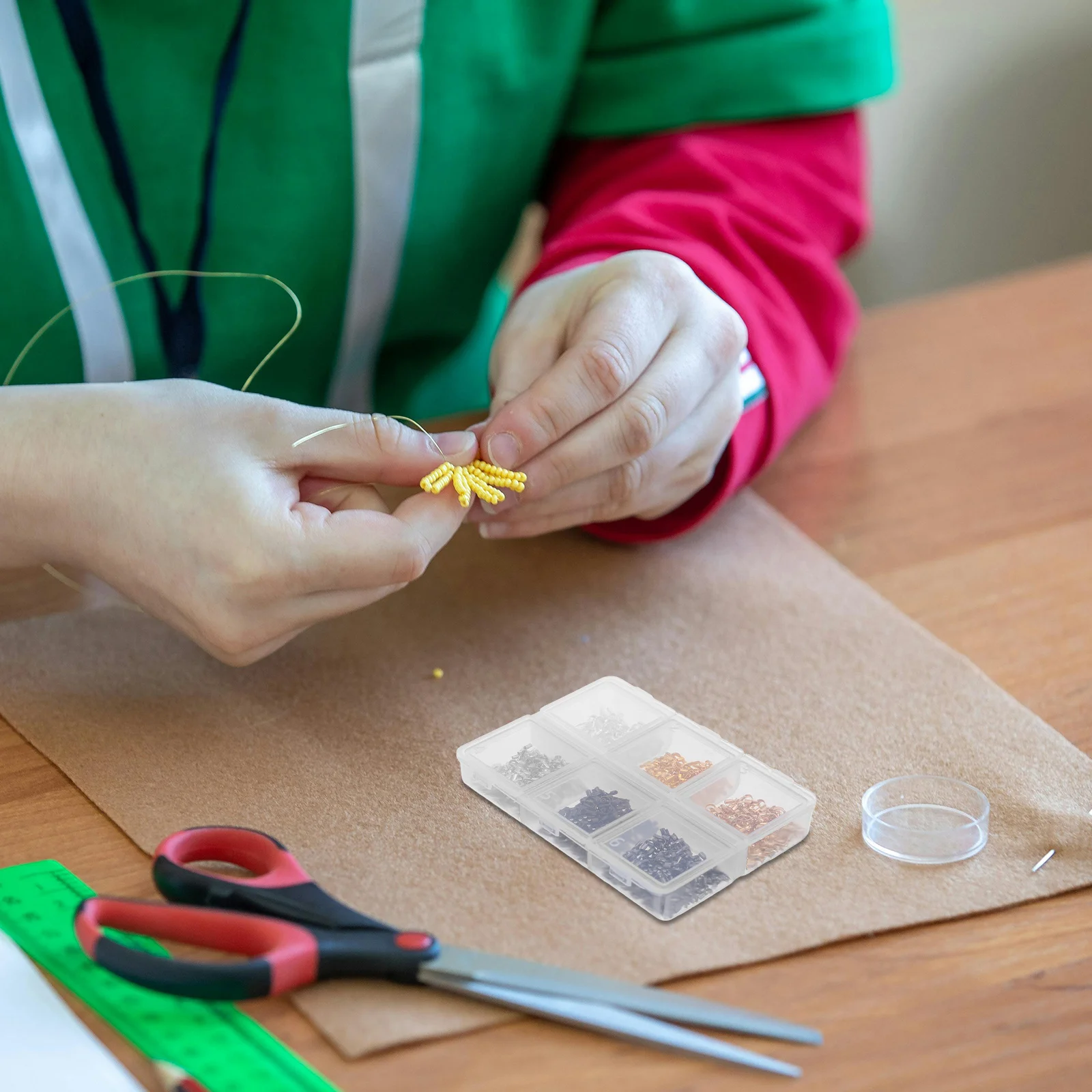 

600 шт., защитные ограждения для ювелирных изделий, медные U-образные защитные нитки для изготовления ожерелья, браслета «сделай сам», торцевые заглушки, фурнитура для ювелирных изделий