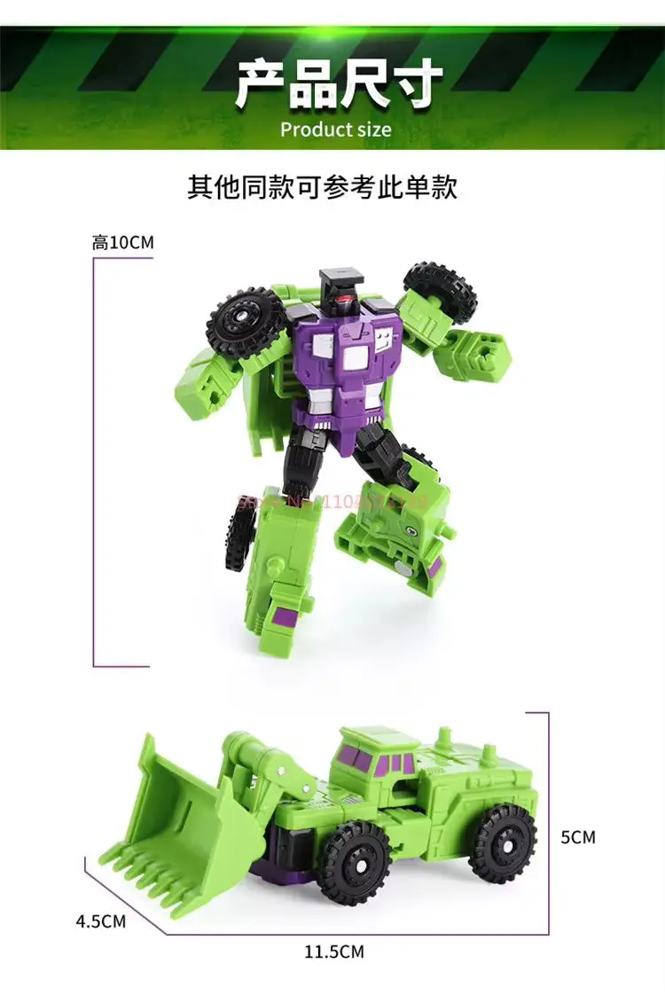 Giocattolo di trasformazione originale Dx9 Modello verde Trasformazione di film Collezione di action figure Regalo di compleanno per bambini 20 cm