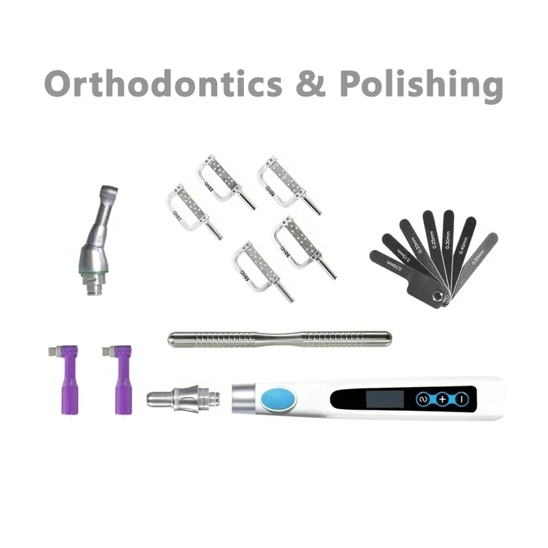 

Стоматологическая электрическая машина для ортодонтической и полировки 2 в 1, электрический ортодонтический инструмент для уменьшения межпроксимальной эмали