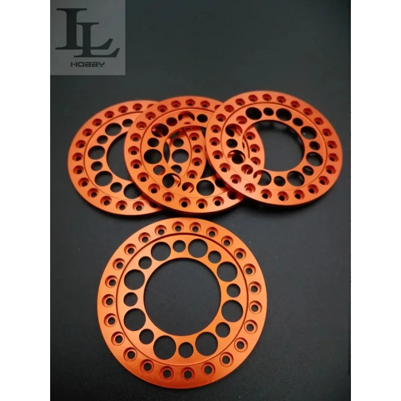 1.9 2.2-inch Metal Wheel Hub Pressure Ring Anti Sticking Wheel Rim Outer Cover for 1/10 RC Crawler Car RC4WD D90 DIY Parts