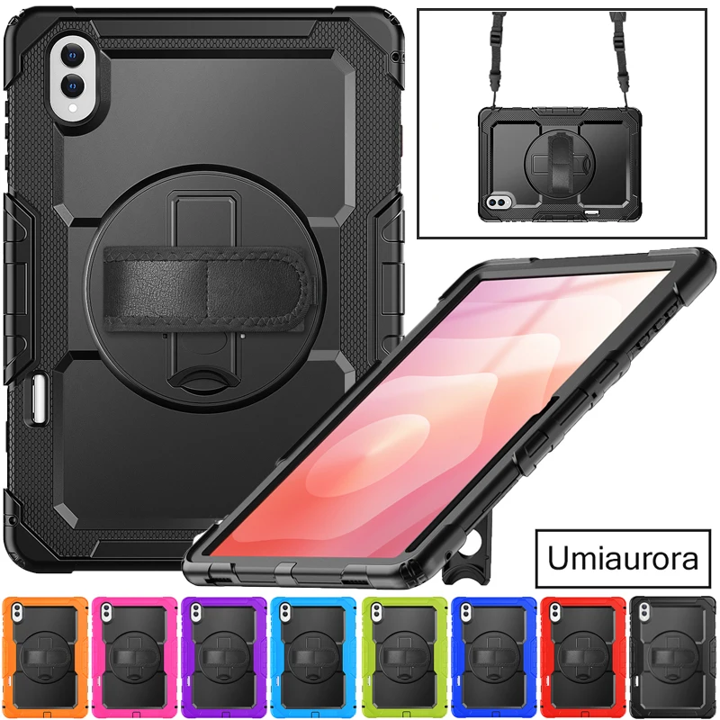 

For Samsung Tab S11 11" SM-X730 X736 S11 Ultra 14.6 inch SM-X930 X936 Hand Strap Stand Tablet Case Cover Shockproof Rugged Funda