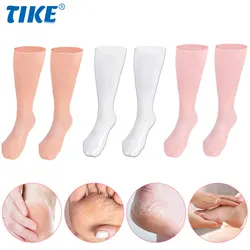 1 Pair Silicone Gel Socks Foot Skin Care SEBS Moisturizing Silicone Gel Elasticity Socks Care Exfoliate Protectors Anti Cracking