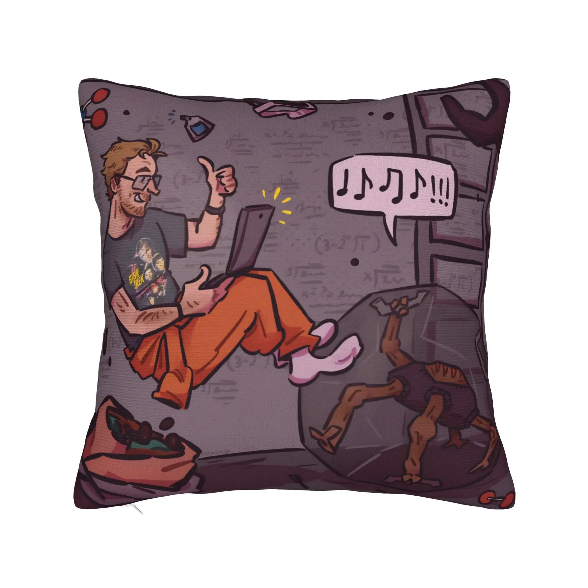 Project Hail Mary Square Pillow Cases Ryland Grace Rockys Cushion Cover Custom Polyester Decorative Pillowcover for Car 40*40cm