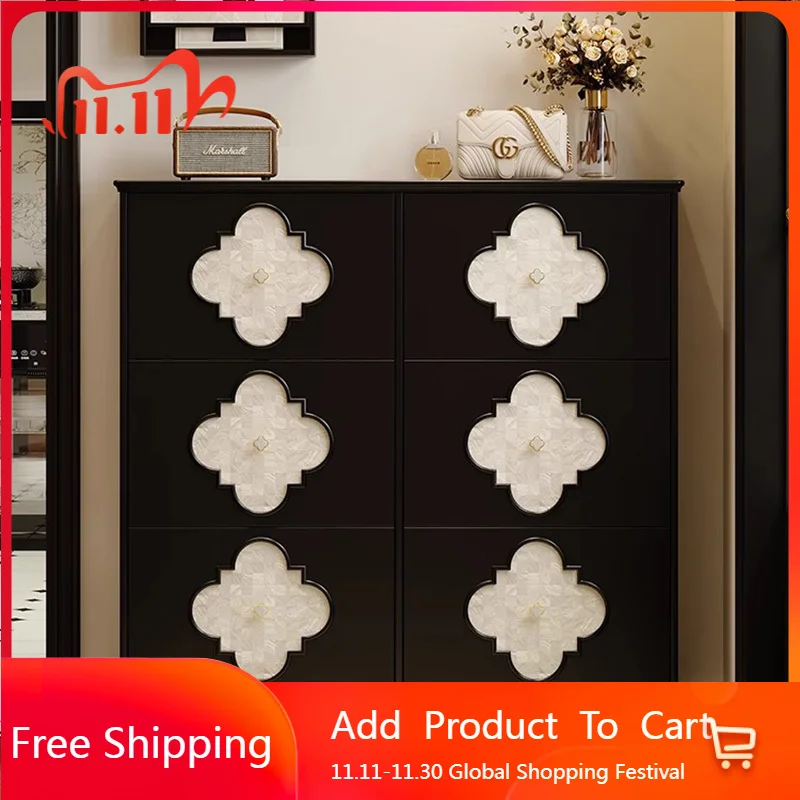 

Wooden Designer Shoe Cabinet Organizer Storage Display Shelves Shoe Shelf Nordic Luxury Space Saving Zapatero Home Furniture