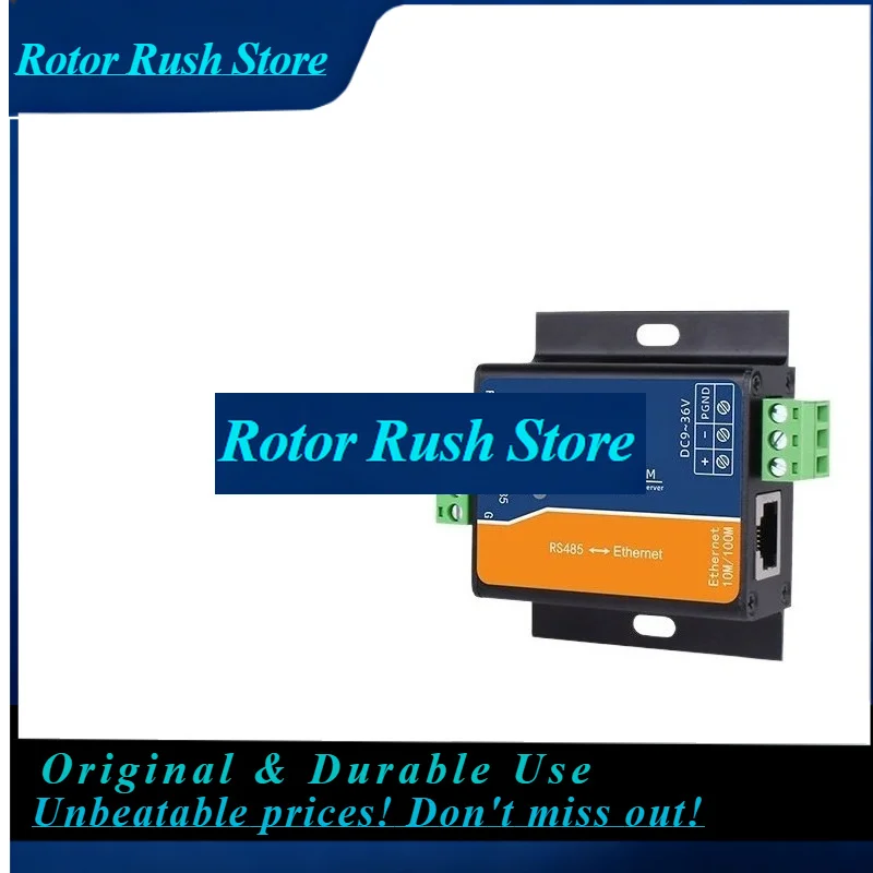 RoRuSFor Serial Port Server: 1 RS485 To Ethernet Module 485 Serial Port To Network Port