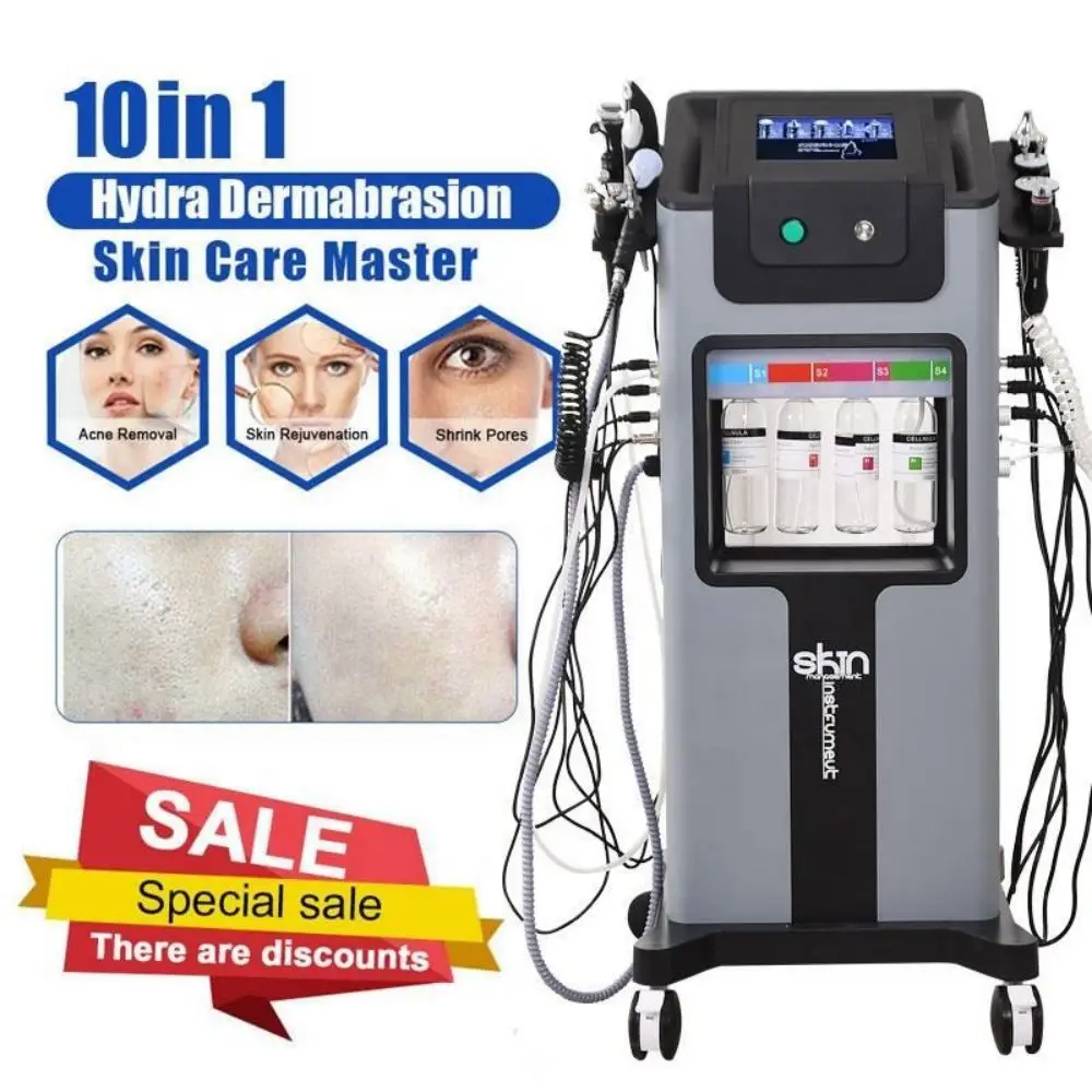 

Multi-Functional Hydra Machine Deep Cleaning Acne Removal Face Lifting Skin Firming Wrinkle Removal Anti Aging Device