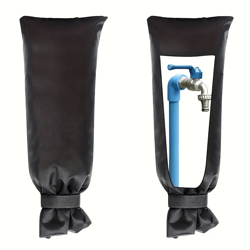 

1pc Faucet Cover Heavy-Duty Water Pipe with Easy Snap-Fit/Threaded Connection for Garden Hose Bib,Lawn Sprinkler & Fire Hydrant