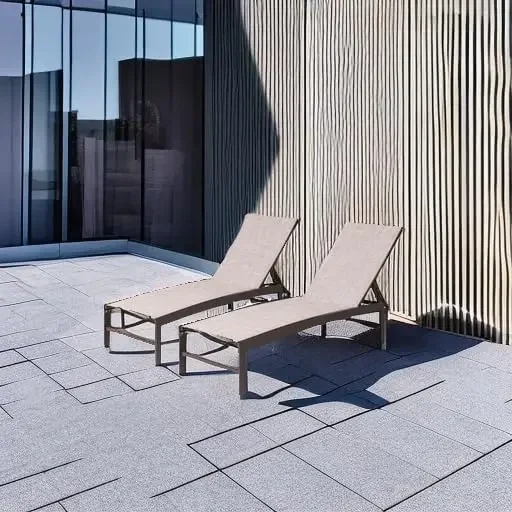 

Бестселлер: Комплект из 2 шезлонгов для улицы, алюминиевые шезлонги для бассейна, регулируемые в пяти положениях, для загара (бежевый)