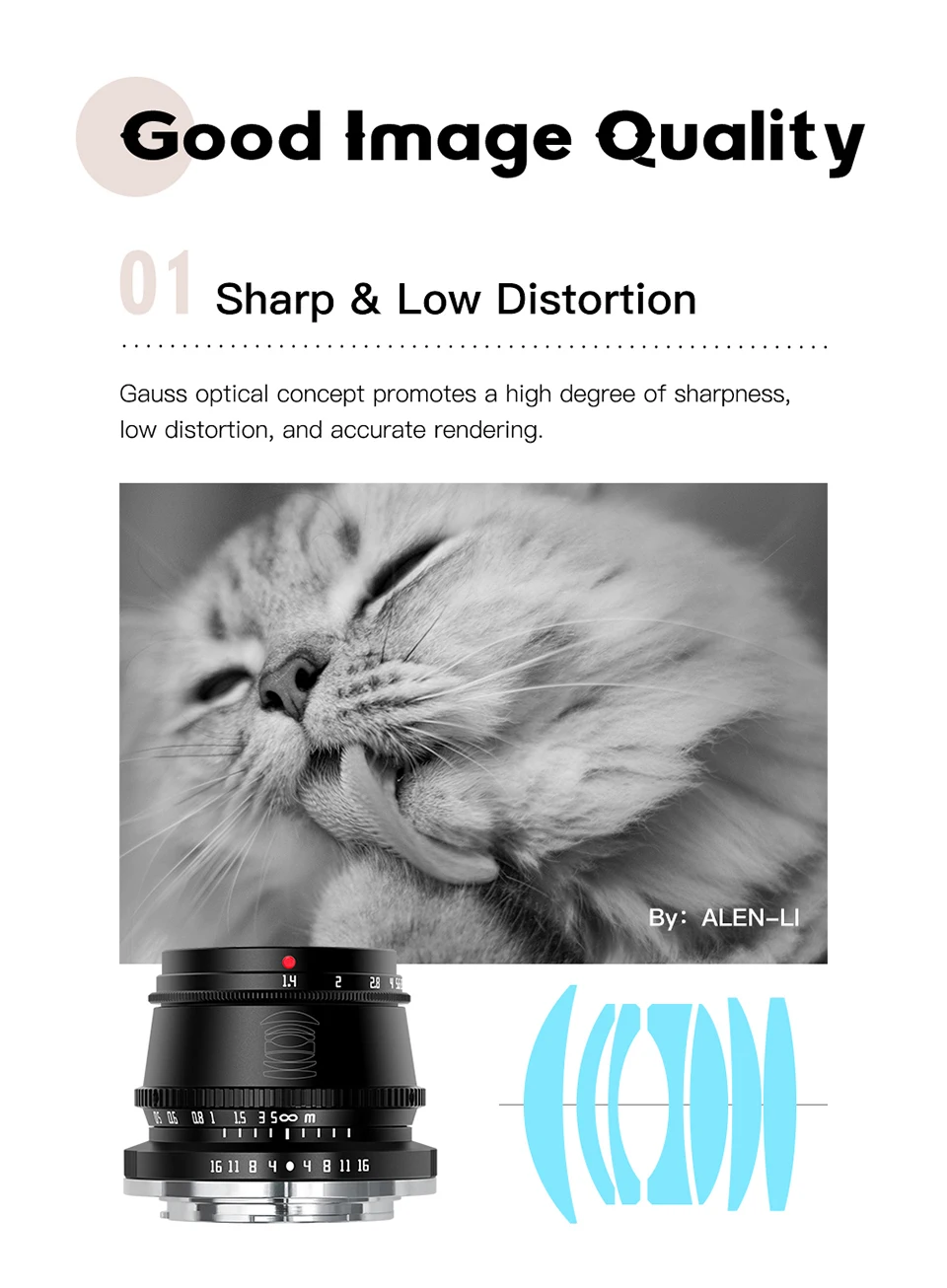 TTARTISAN APS-C 35mm F1.4 Großblenden-Kameraobjektiv für Humanitätsfotografie mit Sony E, Nikon Z, Fujifilm XF, Canon RF L, M43 – Detail 8