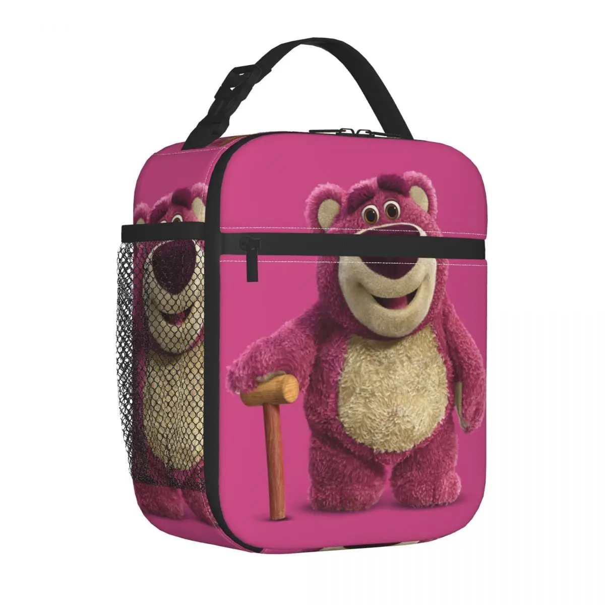 Toy Story 3 Lotso Insulated Lunch Bags Leakproof Meal Container Thermal Bag Tote Lunch Box Work Outdoor Girl Boy