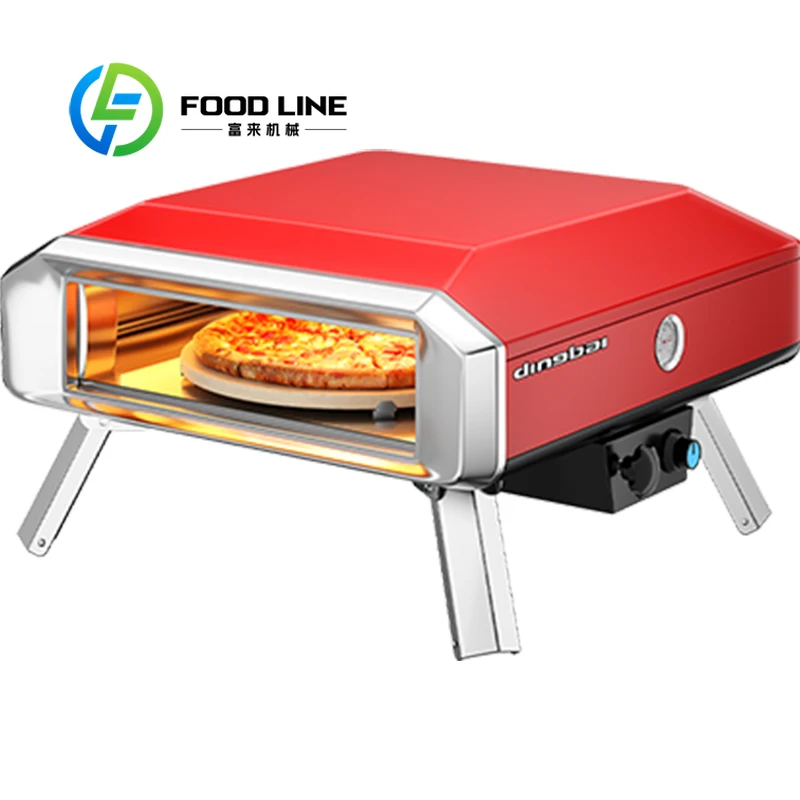 

Customize New 16-Inch Portable Outdoor Gas Pizza Oven For Commercial & Home Use With Rotating Stone Easy To Operate