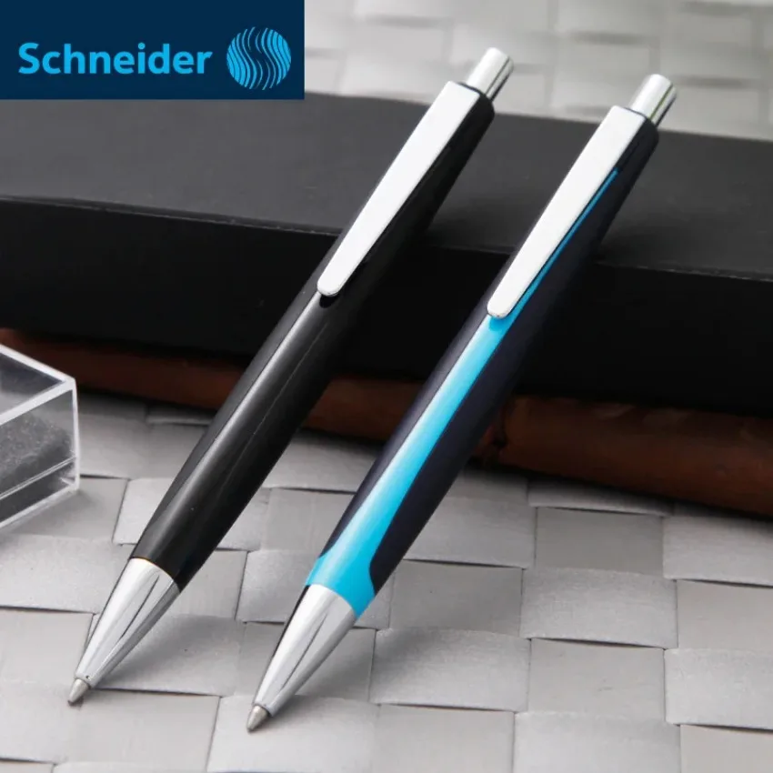For Schneider Contrast Flying Oil Ball Pen 0.7mm Super Smooth Writing Large Capacity Waterproof Comfortable Metal Grip Pen