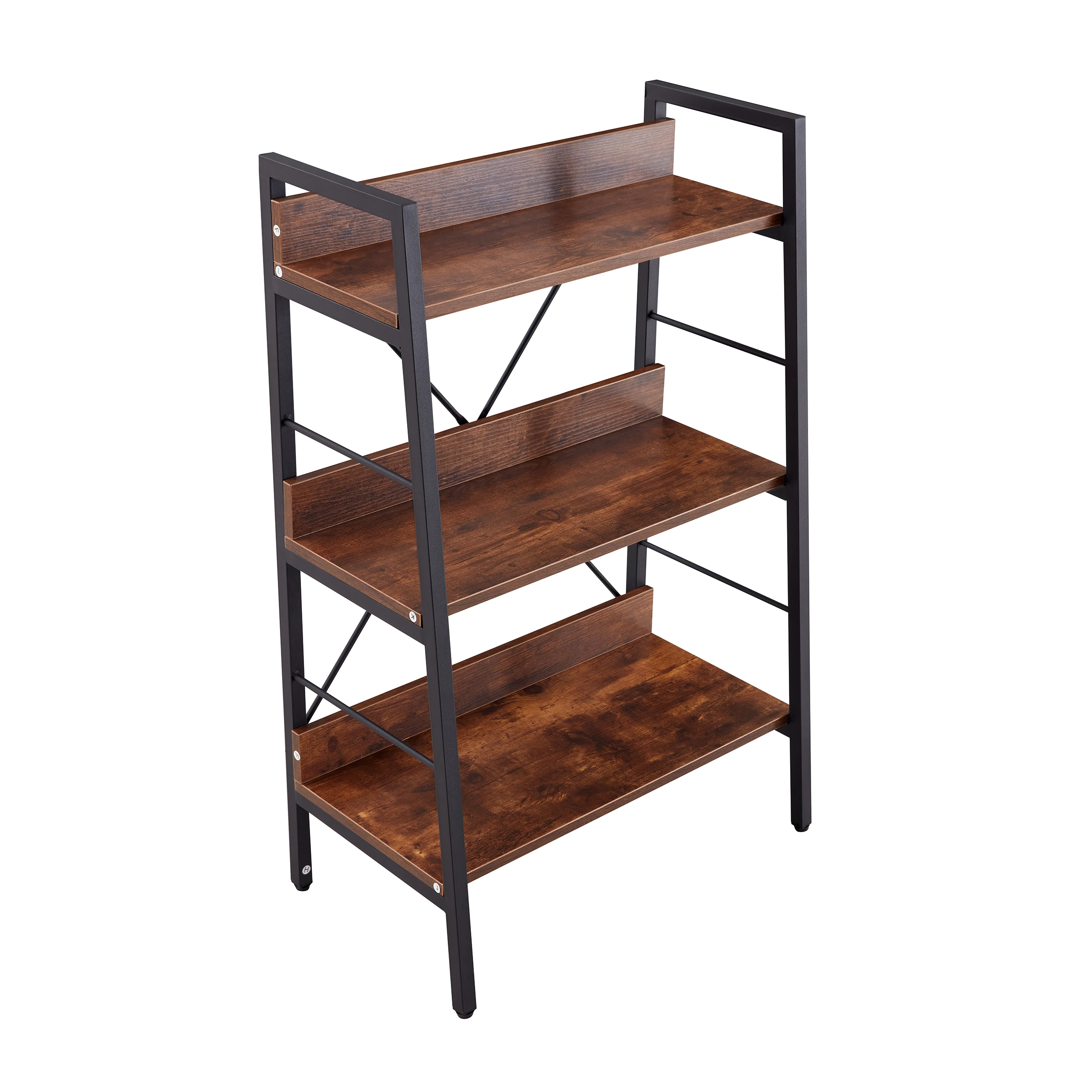 3 LAYER DISPLAY Bookshelf H Ladder Shelf Storage Shelves Rack Shelf Unit METAL FRAME, Tigger, 1 pc per carton