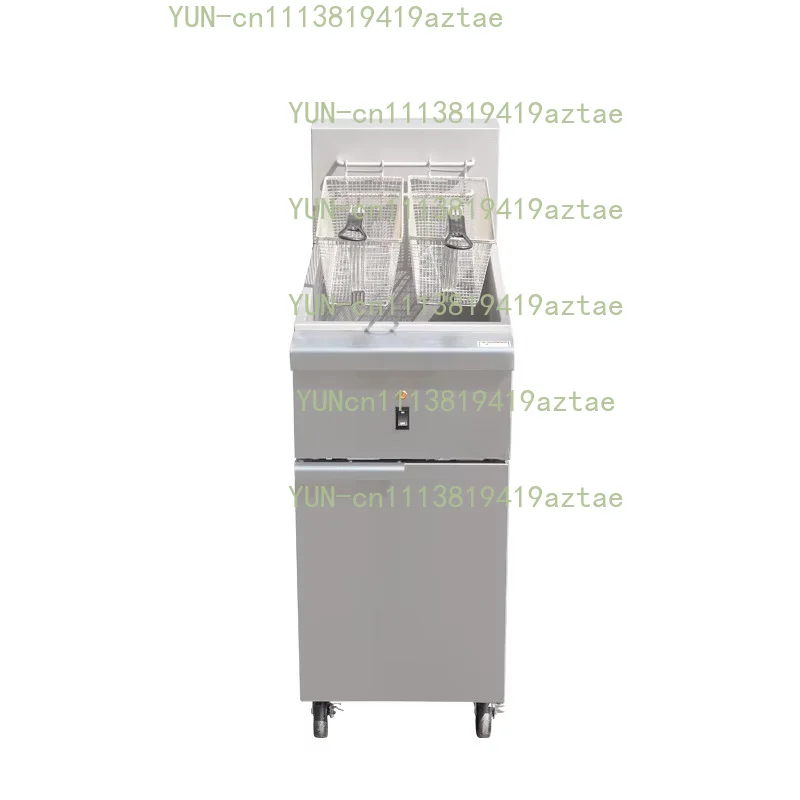 Commercial Fast Oil Heating Deep Fryer 2 Basket Deep Fryer High-Efficiency Cooking Deep Fryer Electric
