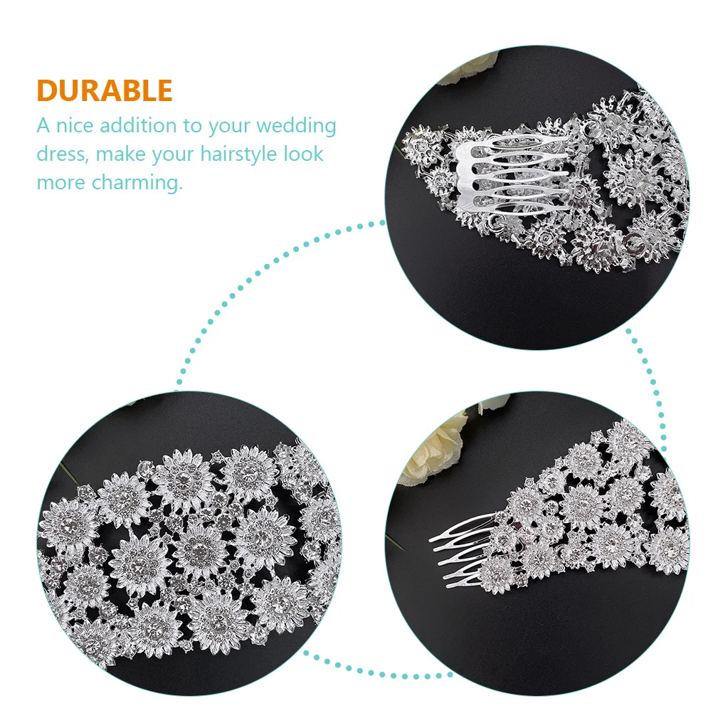 Cabelo de casamento decorativo para noiva pente pentes noivas strass strass de noiva