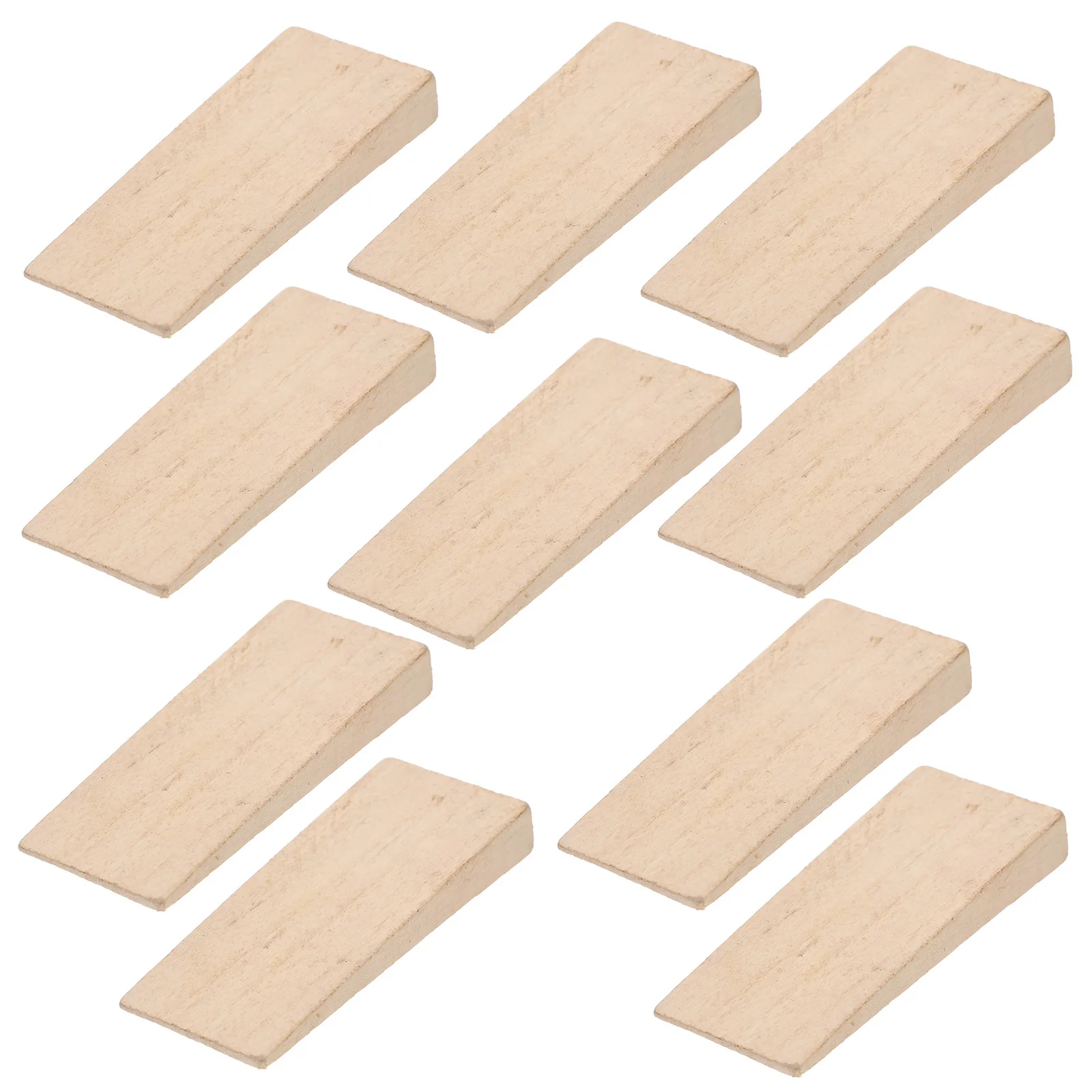 

10pcs Wooden For Repair Triangle Fixing Wedges Set For Tool Handle Replacement Handle Wedge Splitting